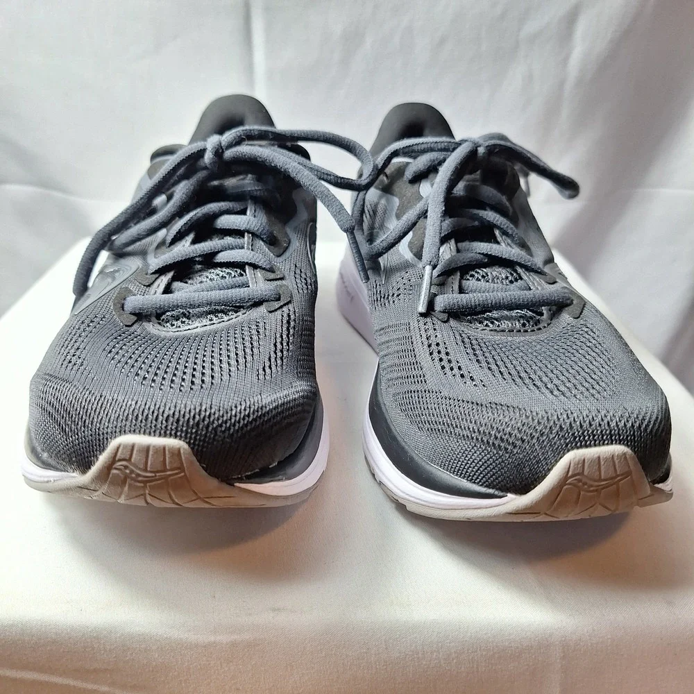 SAUCONY Ride 14 Running Sneaker Womens Sz 7 Black Charcoal Mesh Upper Athleisure